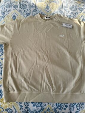 Kith Men’s Crystal Wash Interlock Vintage Crewneck Oxide
